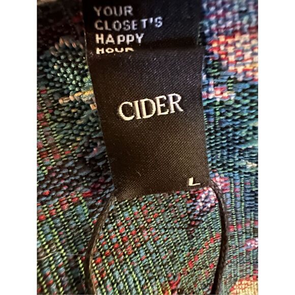 CIDER Floral off shoulder Crop corset Top size Large - Picture 5 of 6